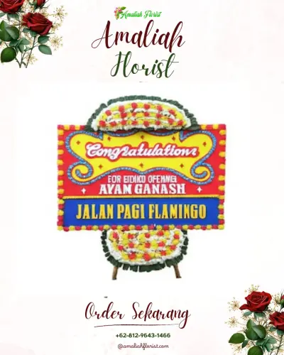 Bunga Papan Congratulation di Waiheru